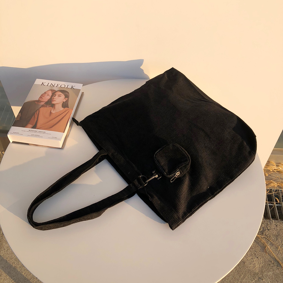Corduroy eco bag