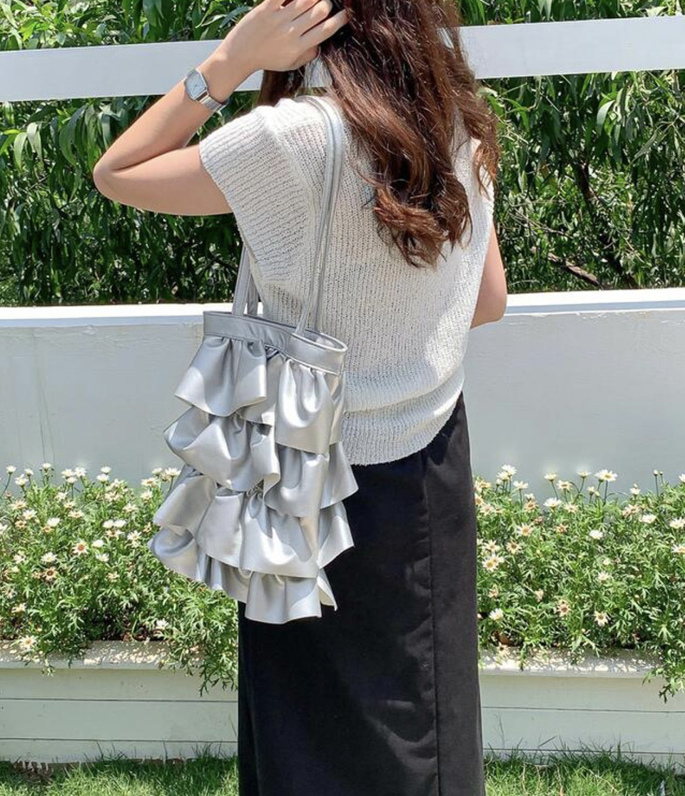 Sharif Frill Frits Shoulder Bag