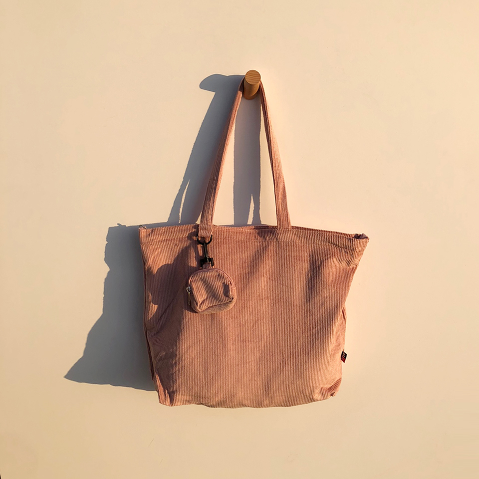 Corduroy eco bag