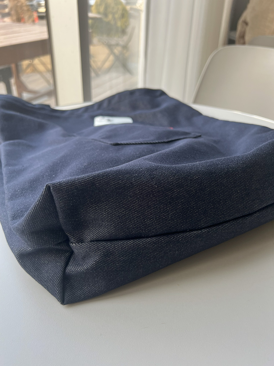 Denim Pocket Oversized Eco Bag