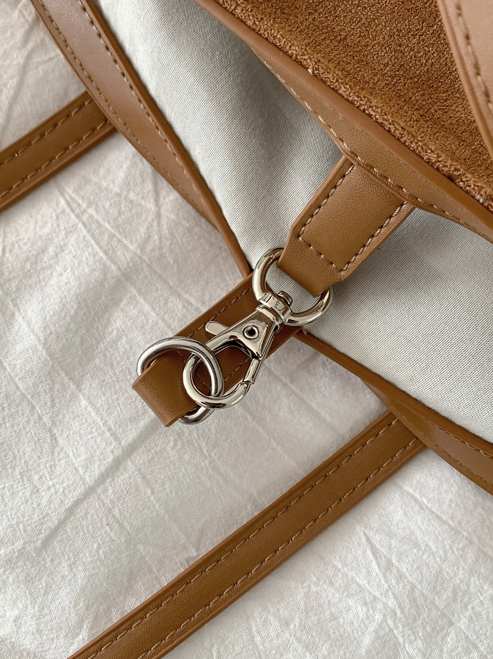Suede Classic Leather Big Tote Bag/Shoulder Bag