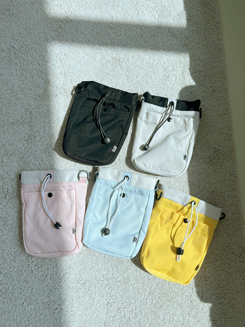 String Nylon Waterproof Mini Crossbody Bag (5 colors)