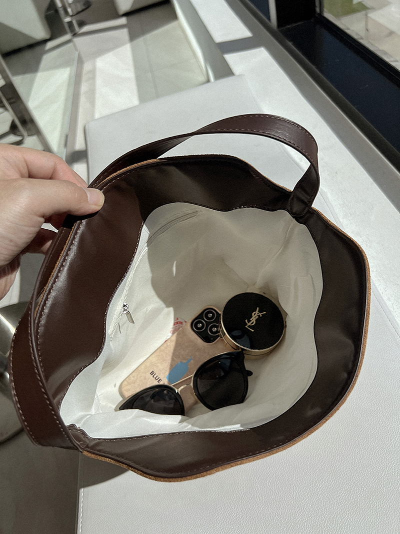 Suede bag