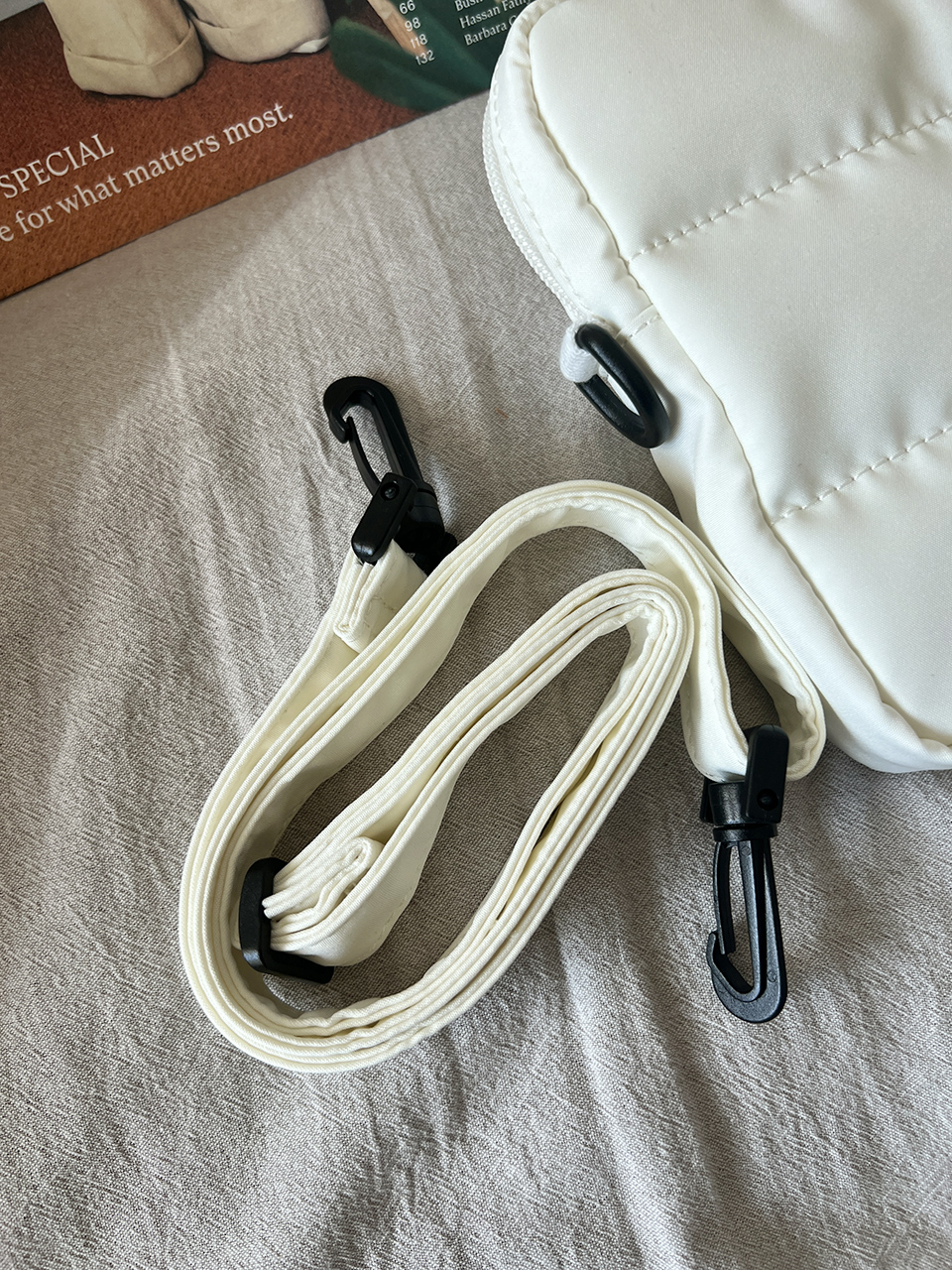 Smooth Quilted Square Mini Bag