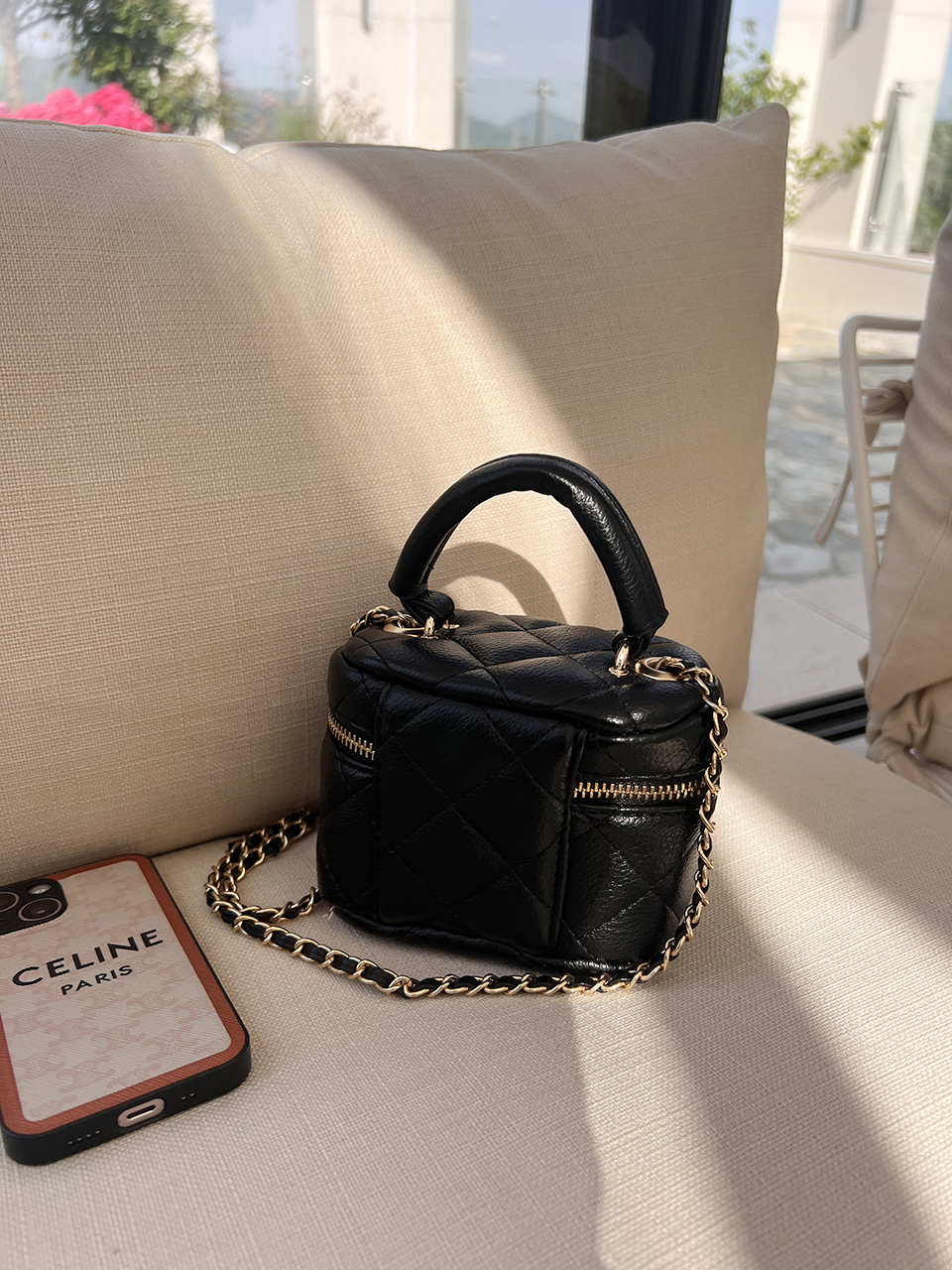 Mini Quilted Chain Crossbody Bag (4 colors)