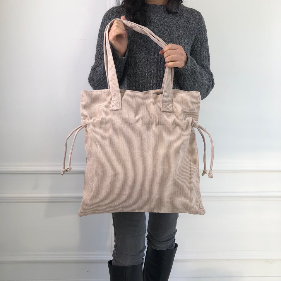Corduroy Big Shoulder Eco Bag