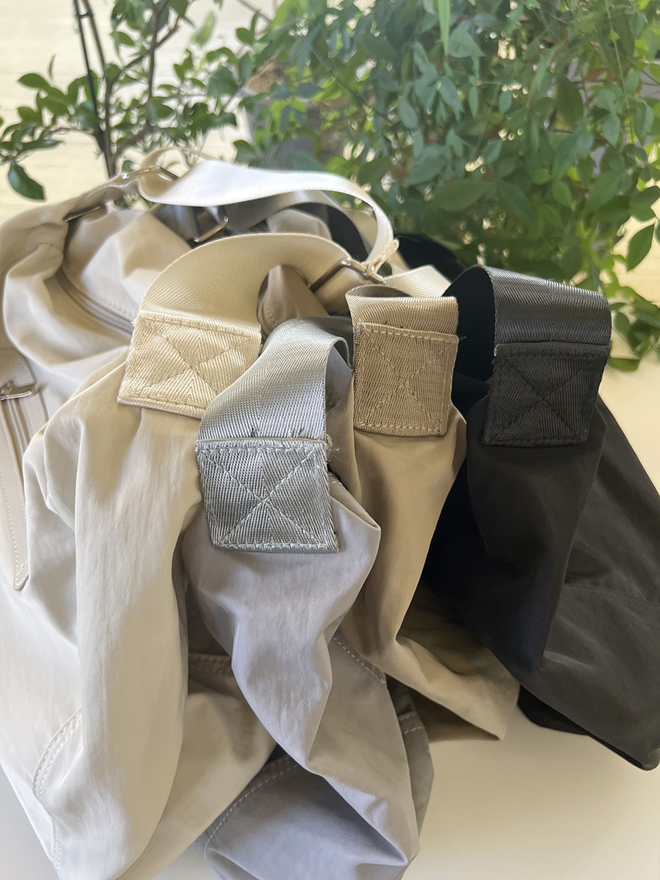 Nylon Zipper Big Cloth Eco Bag (4 colors)