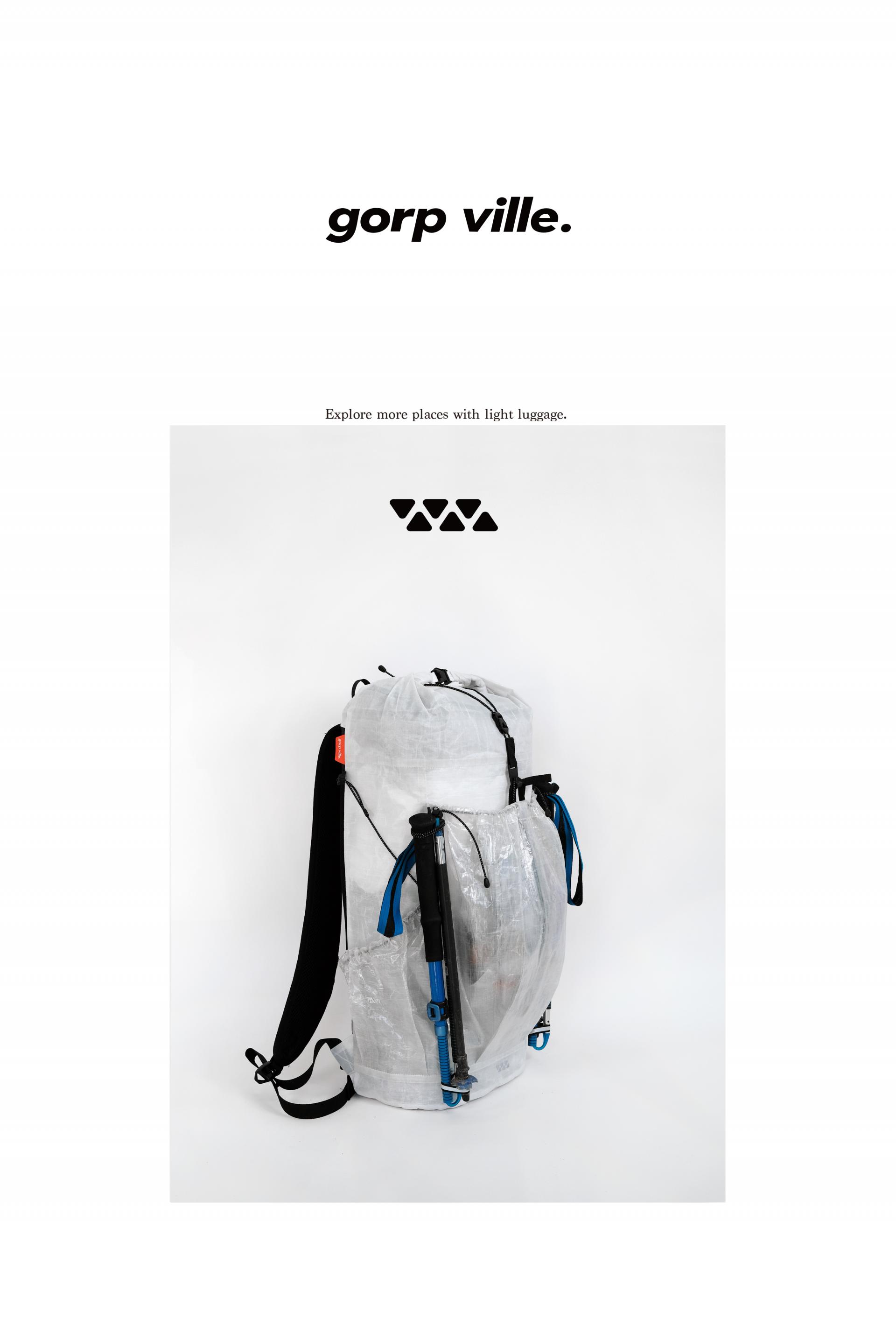 GB-03 (B type) DYNEEMA® ROLL-TOP / 25L(주문제작) / 다이니마 25L롤탑 배낭 B-타입