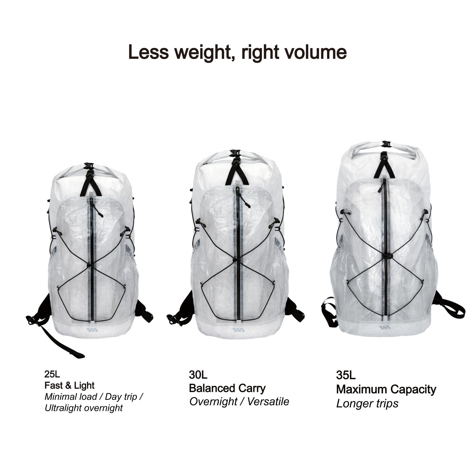 GB-03 (B type) DYNEEMA® ROLL-TOP / 30L(주문제작) / 다이니마 30L롤탑 배낭 B-타입 복제