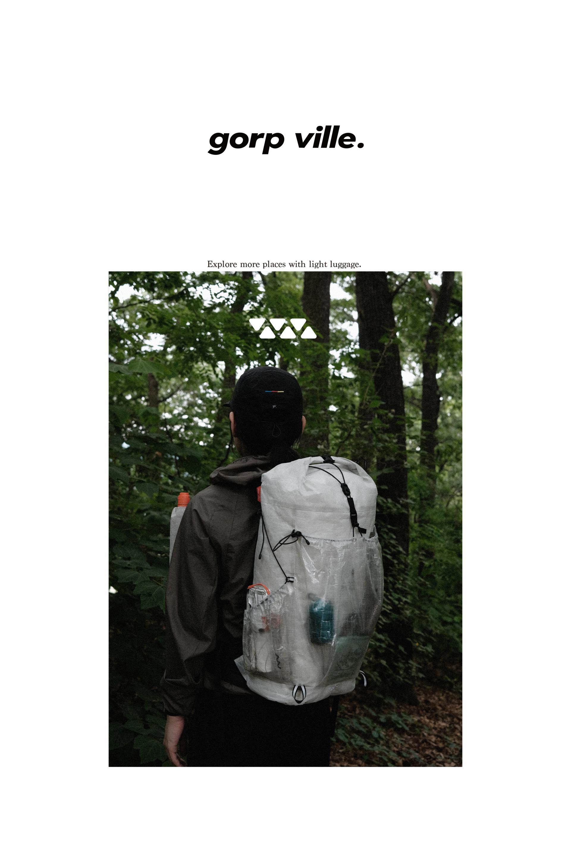 GB-03 (B type) DYNEEMA® ROLL-TOP / 25L(주문제작) / 다이니마 25L롤탑 배낭 B-타입