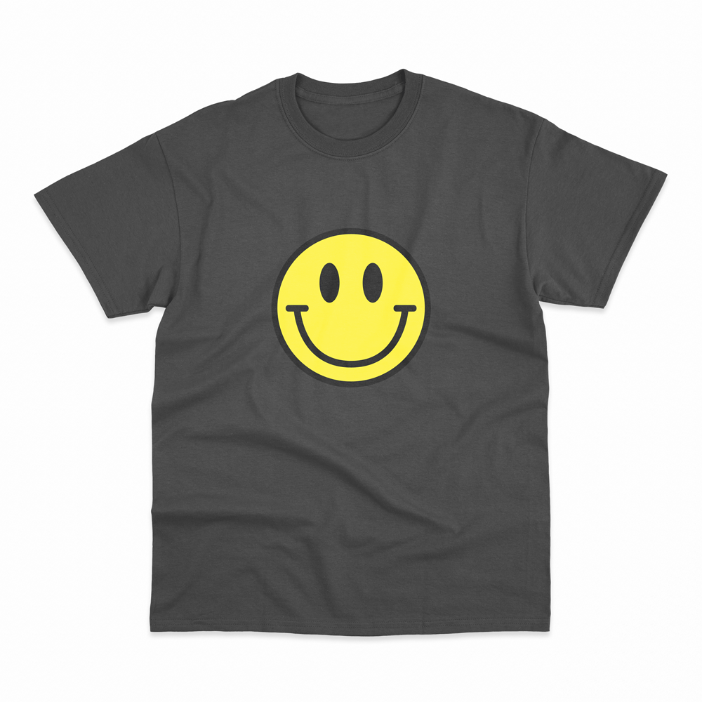 Simple Relaxed Emoticon Face PNG & SVG Design For T-Shirts