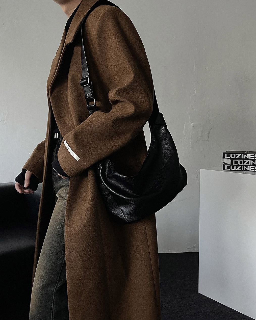 남자 겨울 베이직 울 코트