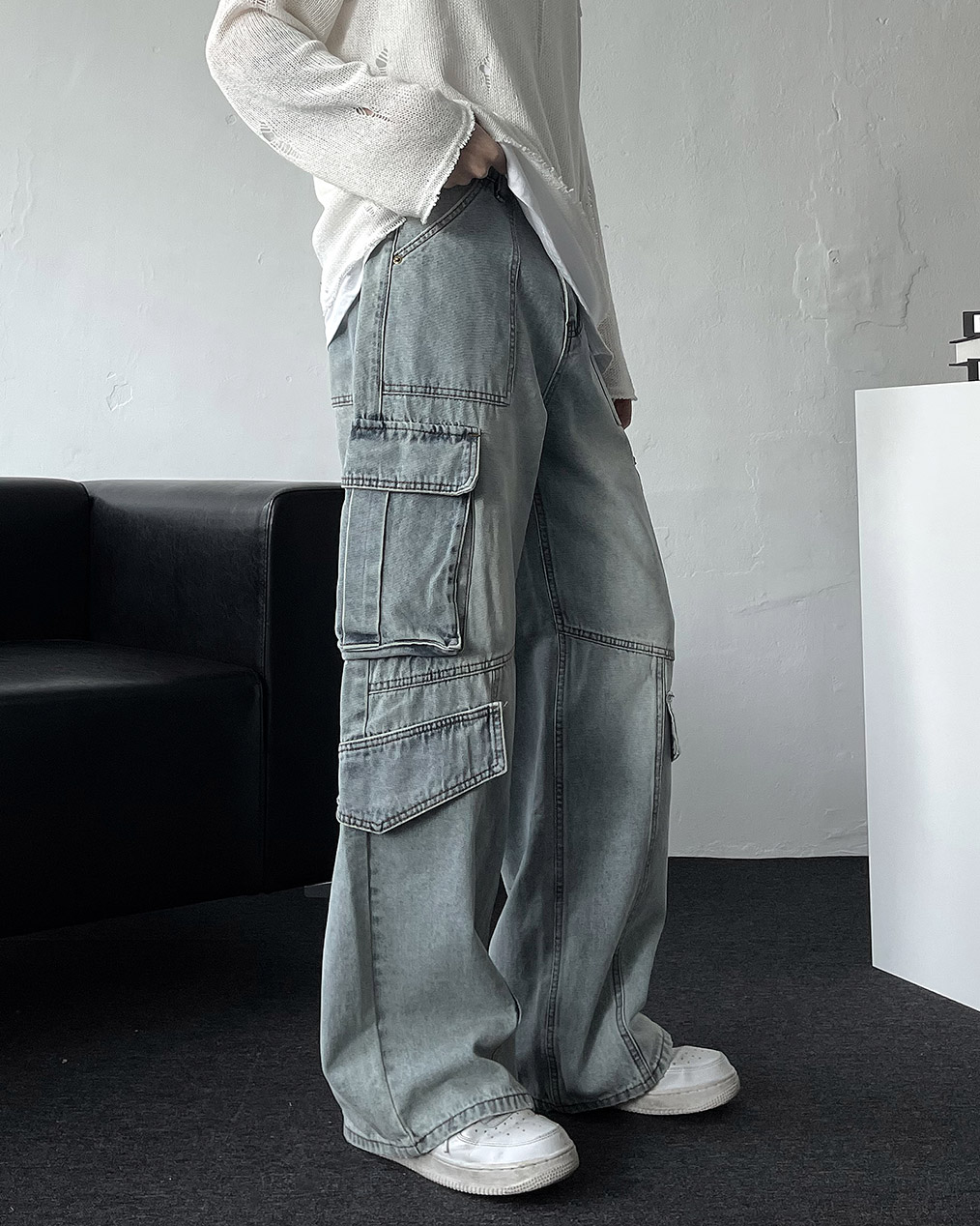 남자 카고 바지 