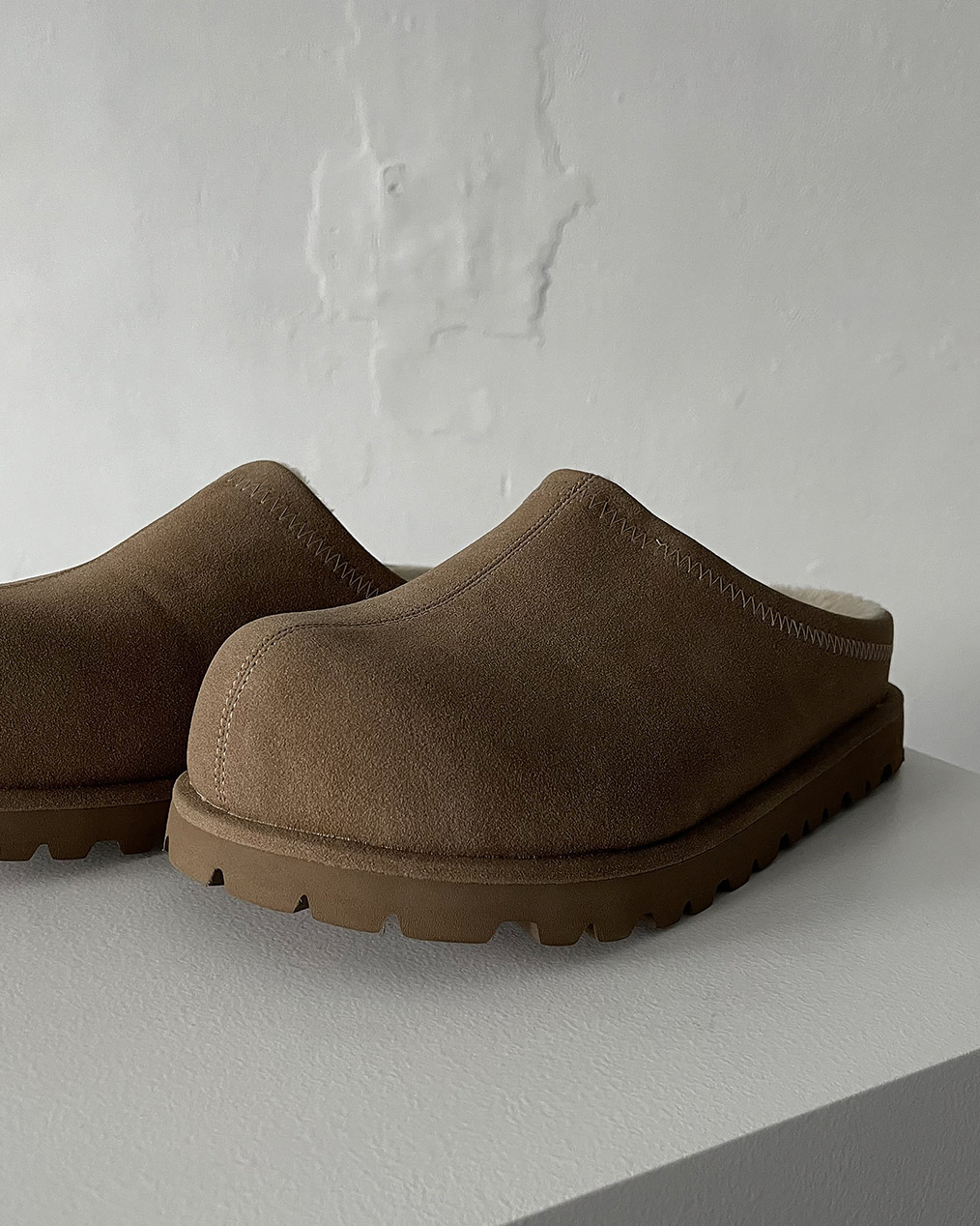 남자 퍼 어그 슬리퍼