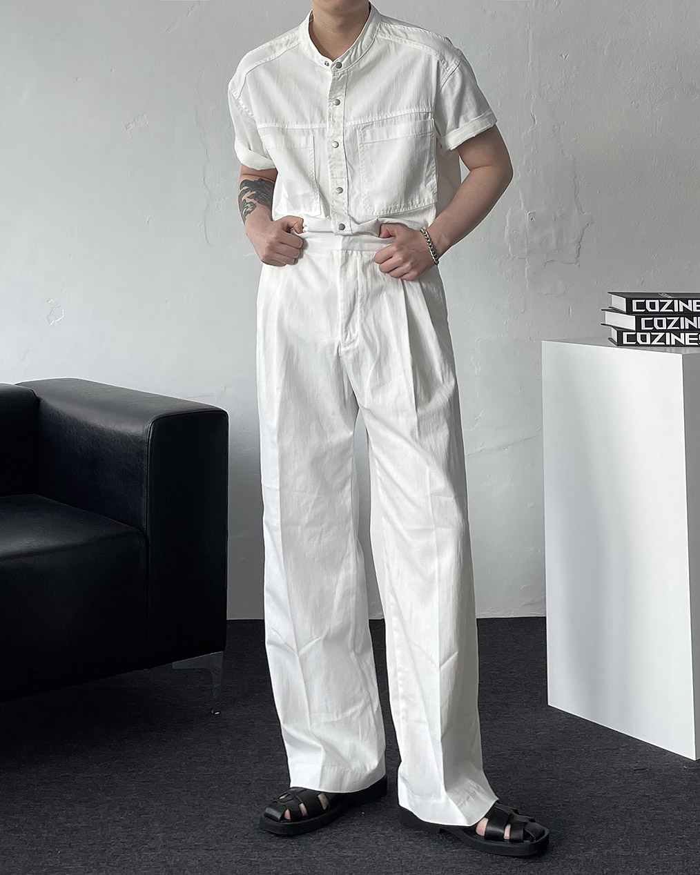 남자 반팔 셔츠