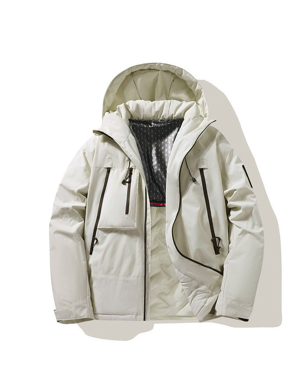 남자 겨울 방수 후드 패딩