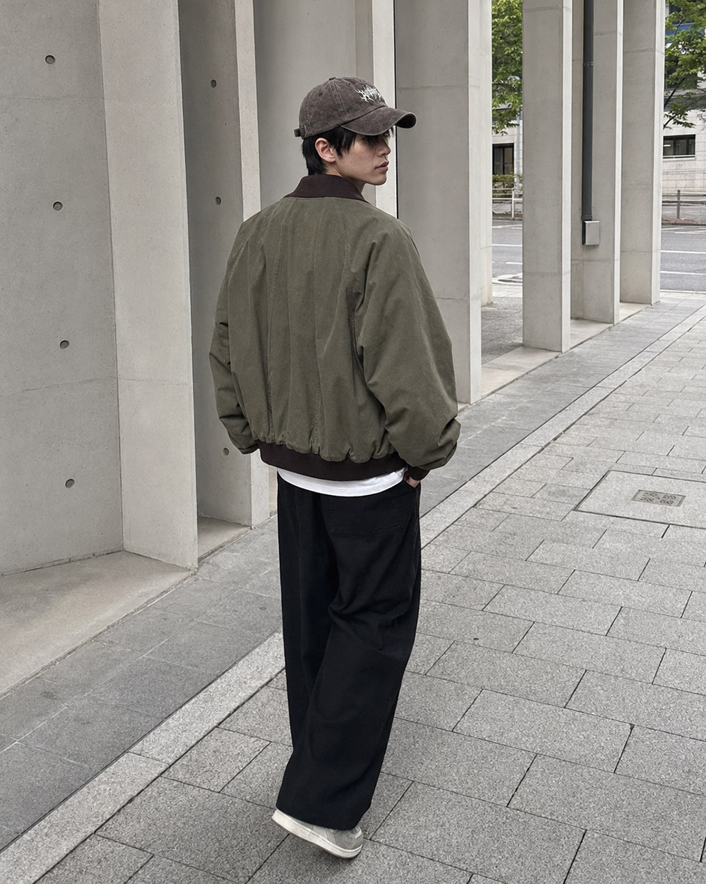 [Unisex] DP 빈티지 플레임 프린팅 볼캡 (4 colors)