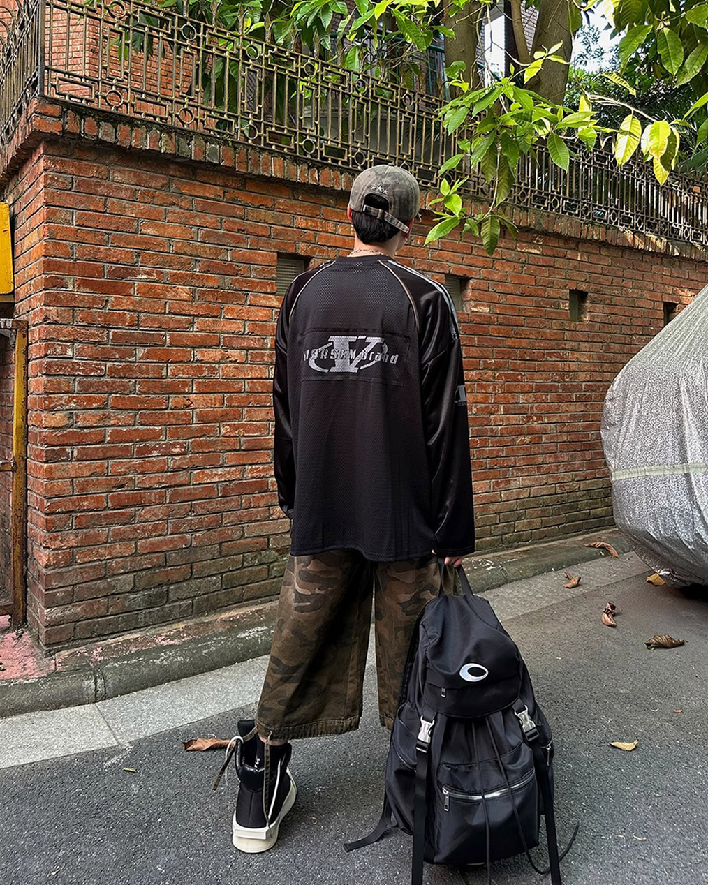 [Unisex] 오브 브이넥 져지 긴팔 티셔츠 (2 colors)