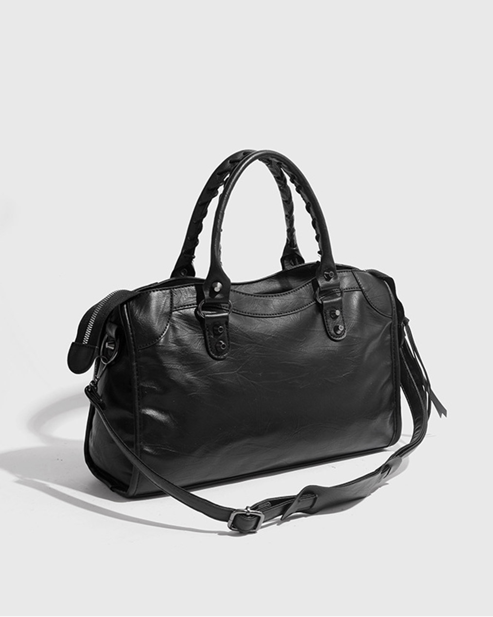 커플 레더 크로스백