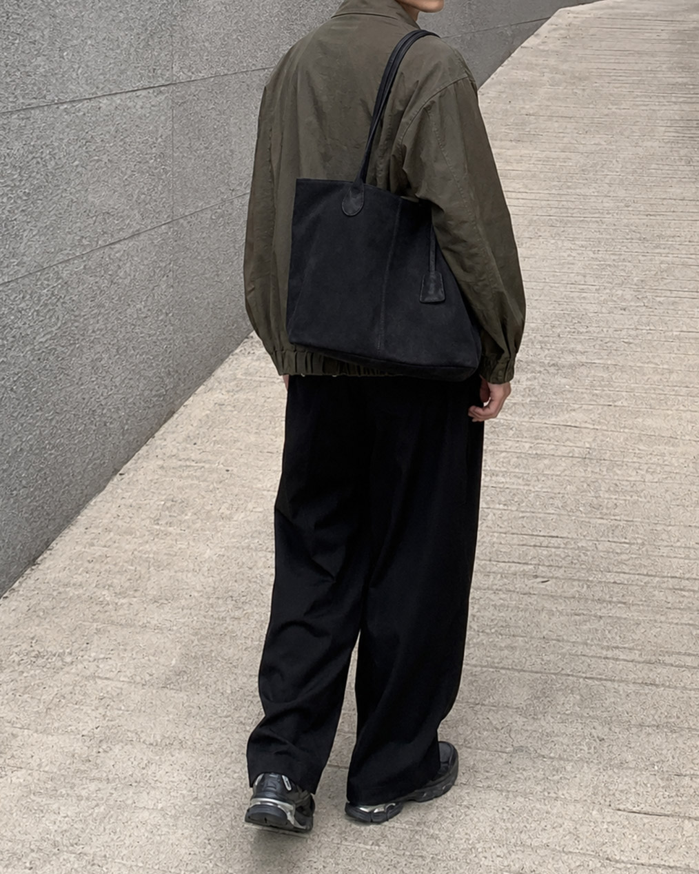 OV 스웨이드 스트랩 숄더백 (3 colors)