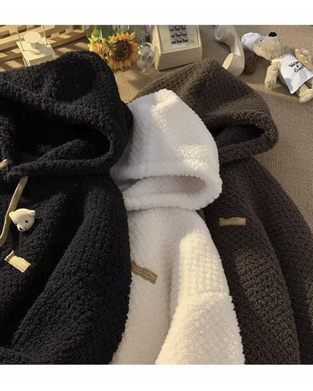 남자 오버핏 기모 후드티