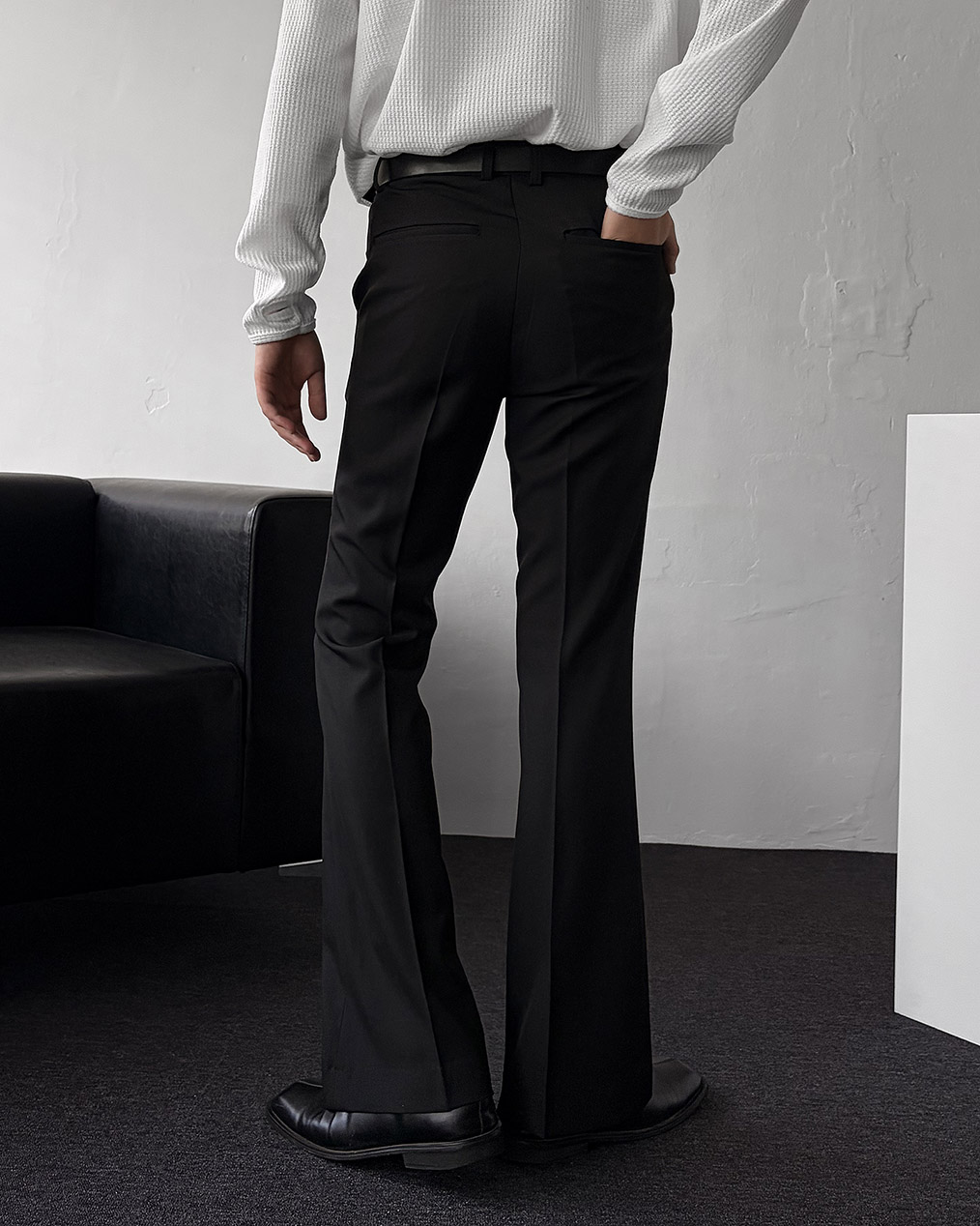 남자 슬림핏 슬랙스