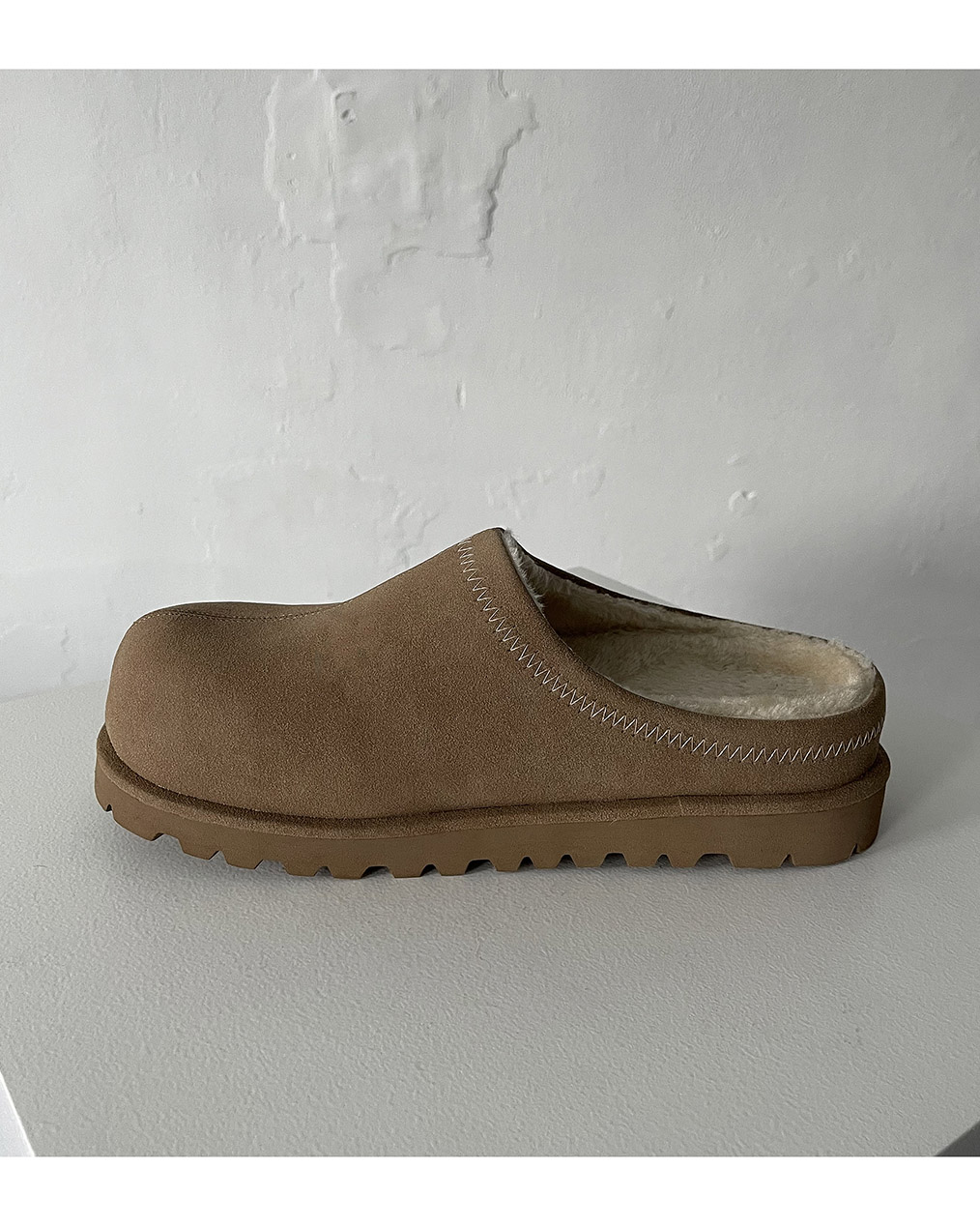 남자 키높이 어그 슬리퍼