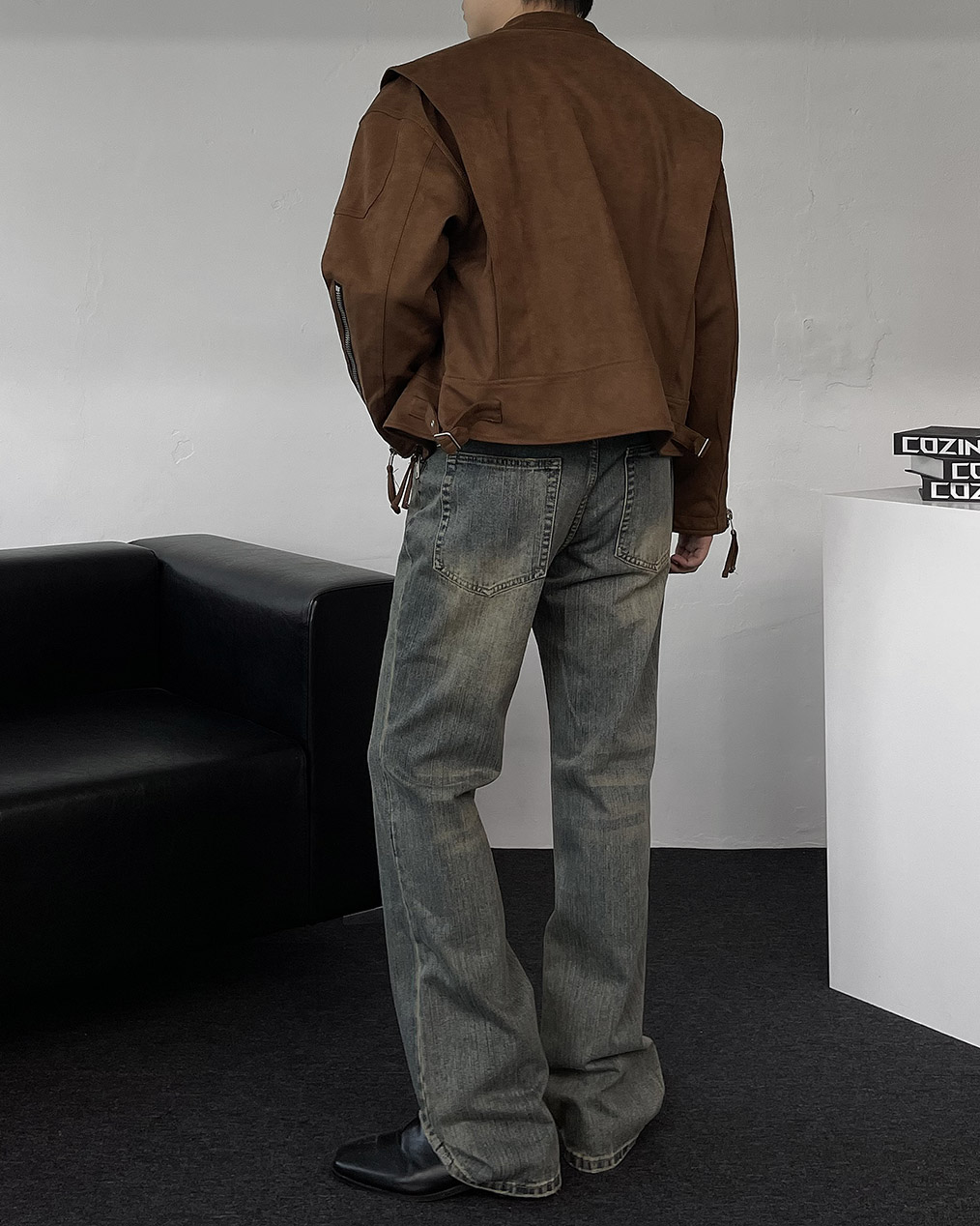 남자 부츠컷 데님 팬츠