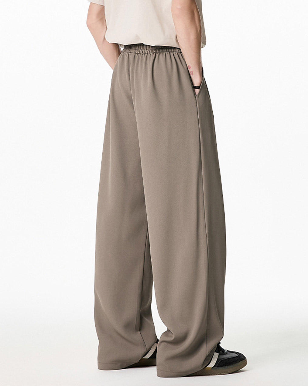 남자 여름 밴딩 와이드 팬츠