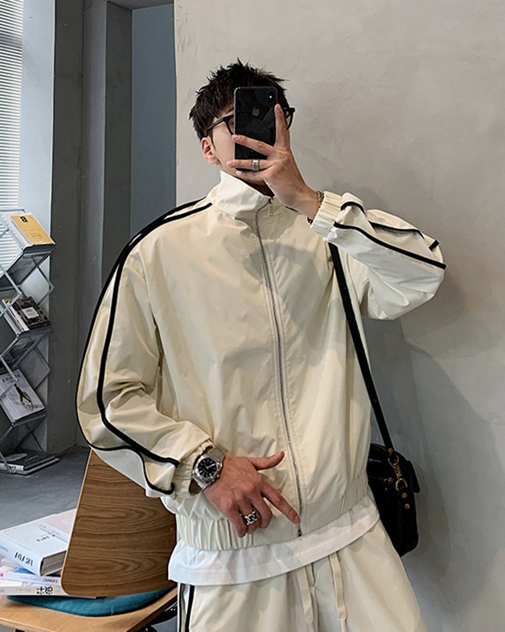 남자 바람막이 세트