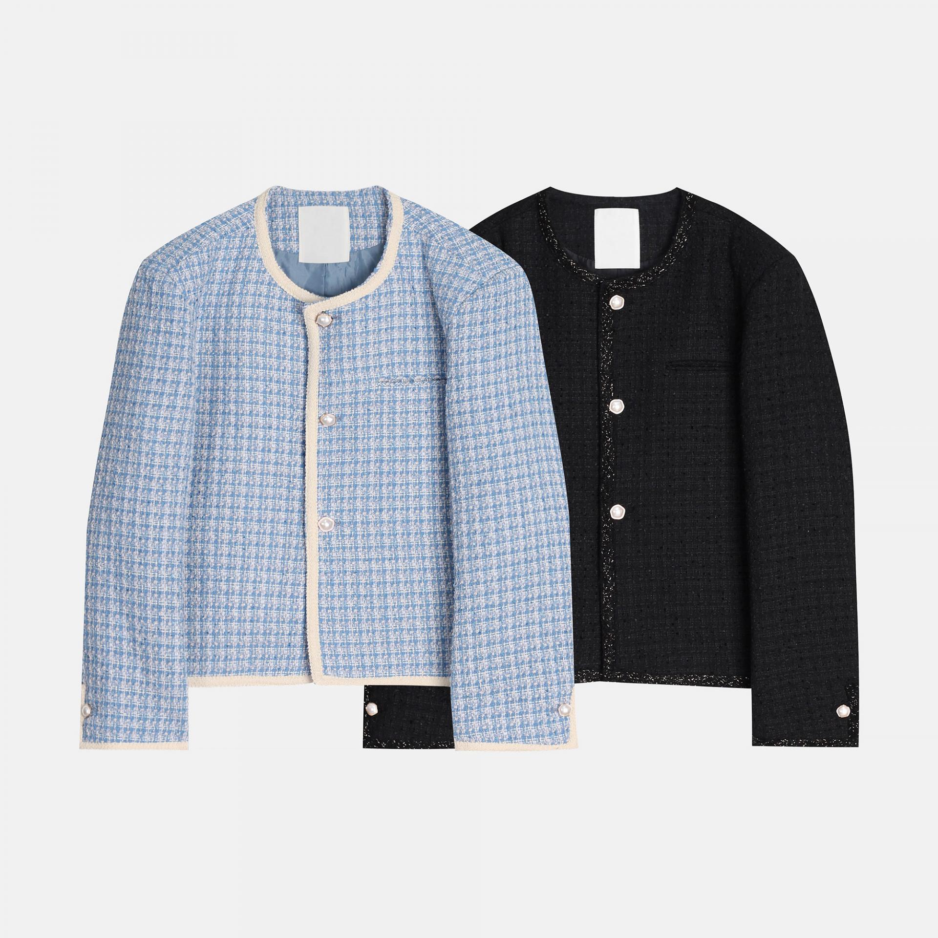 남자 봄 가을 트위드 자켓