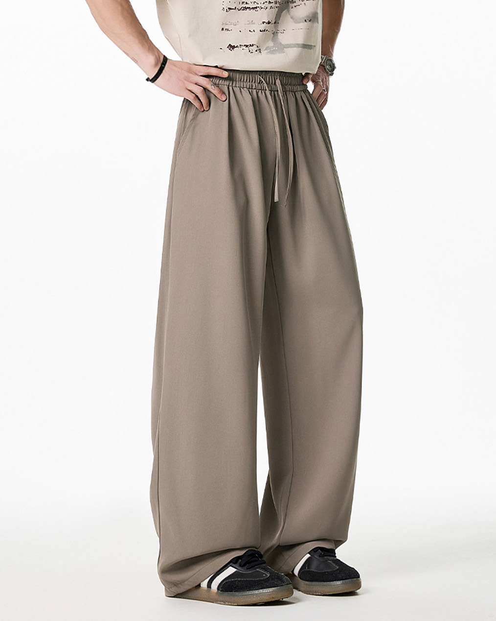 남자 밴딩 바지 코디