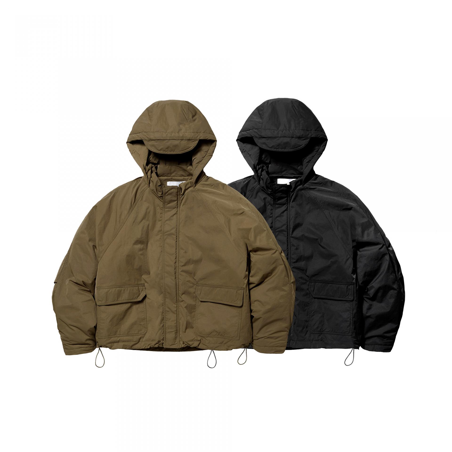 남자 크롭 후드 점퍼