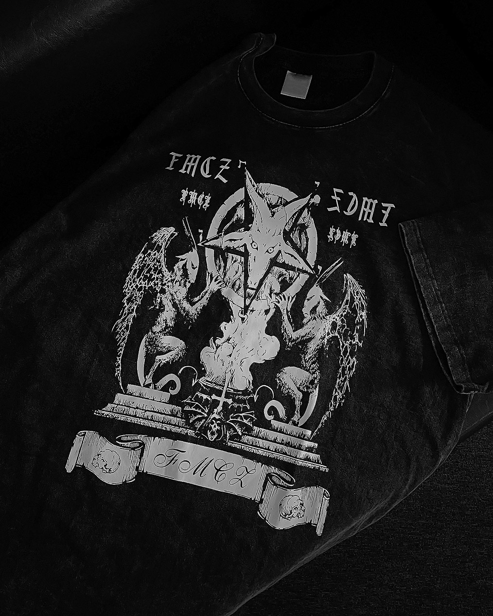 코지네스 오버핏 프린팅 반팔 티셔츠