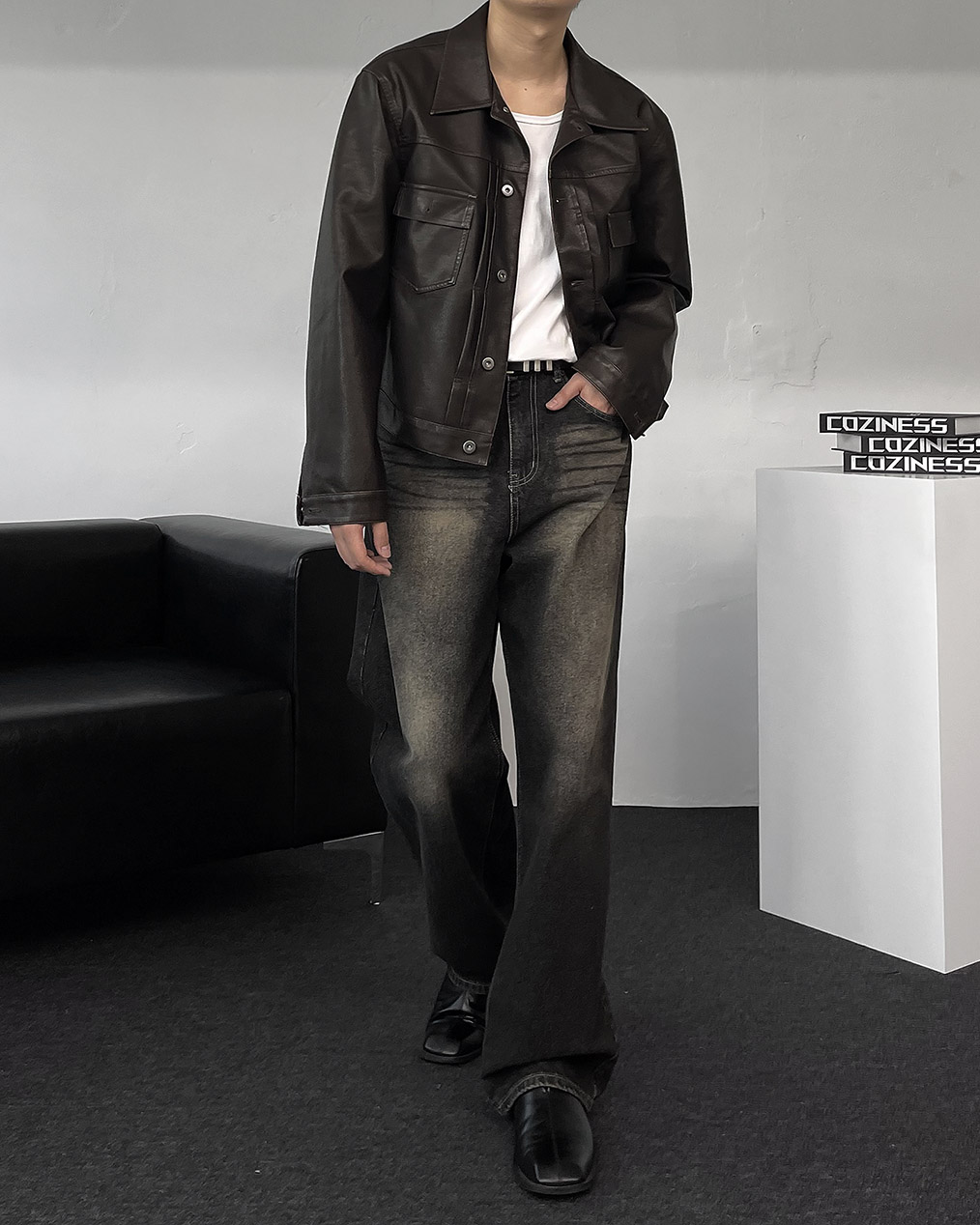 남자 트러커 자켓 