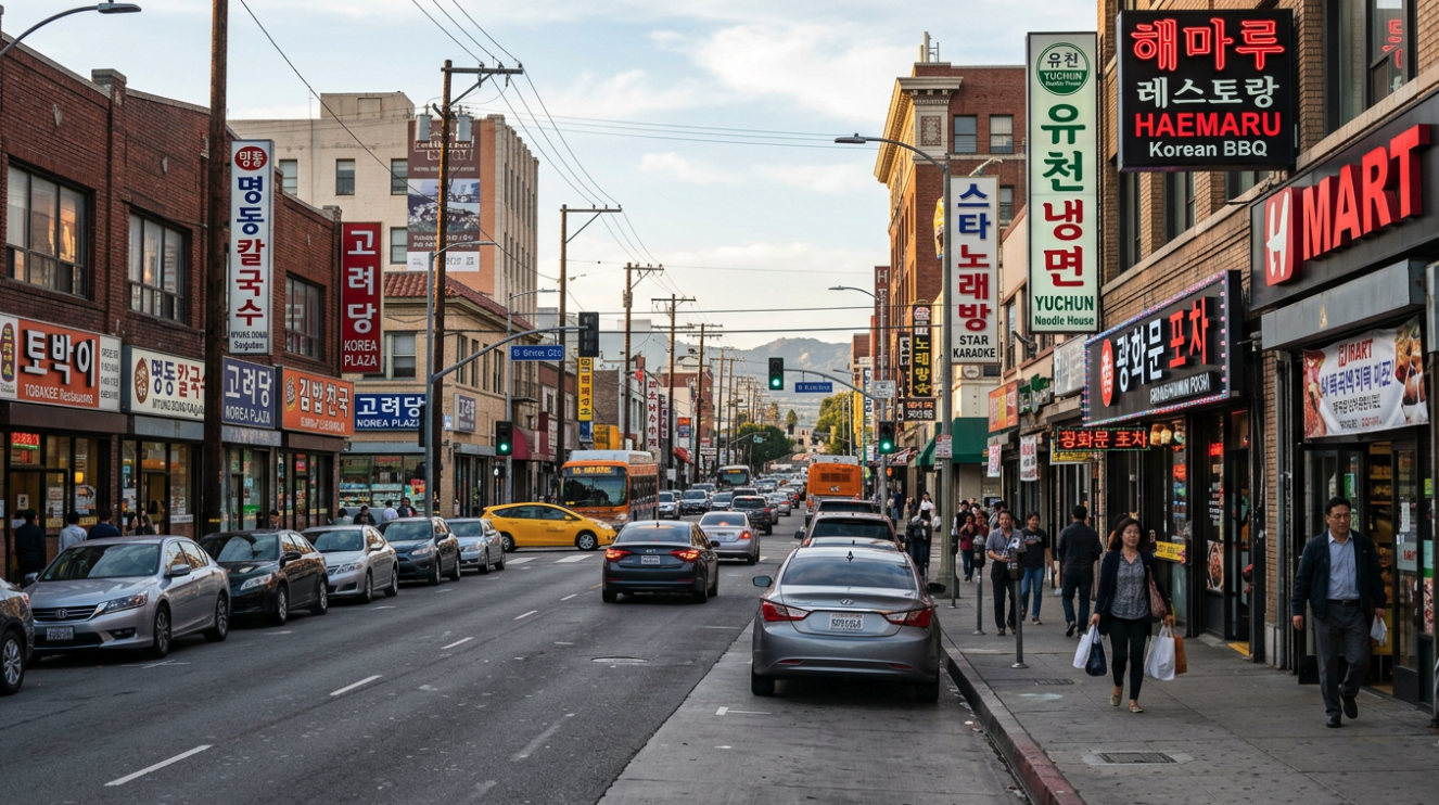 미국 내 한인 인구 분포와 커뮤니티