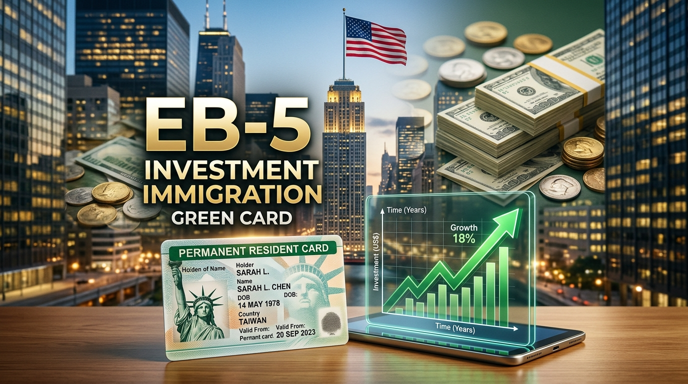 Eb-5 투자이민. 가장 빠른 영주권 취득 경로