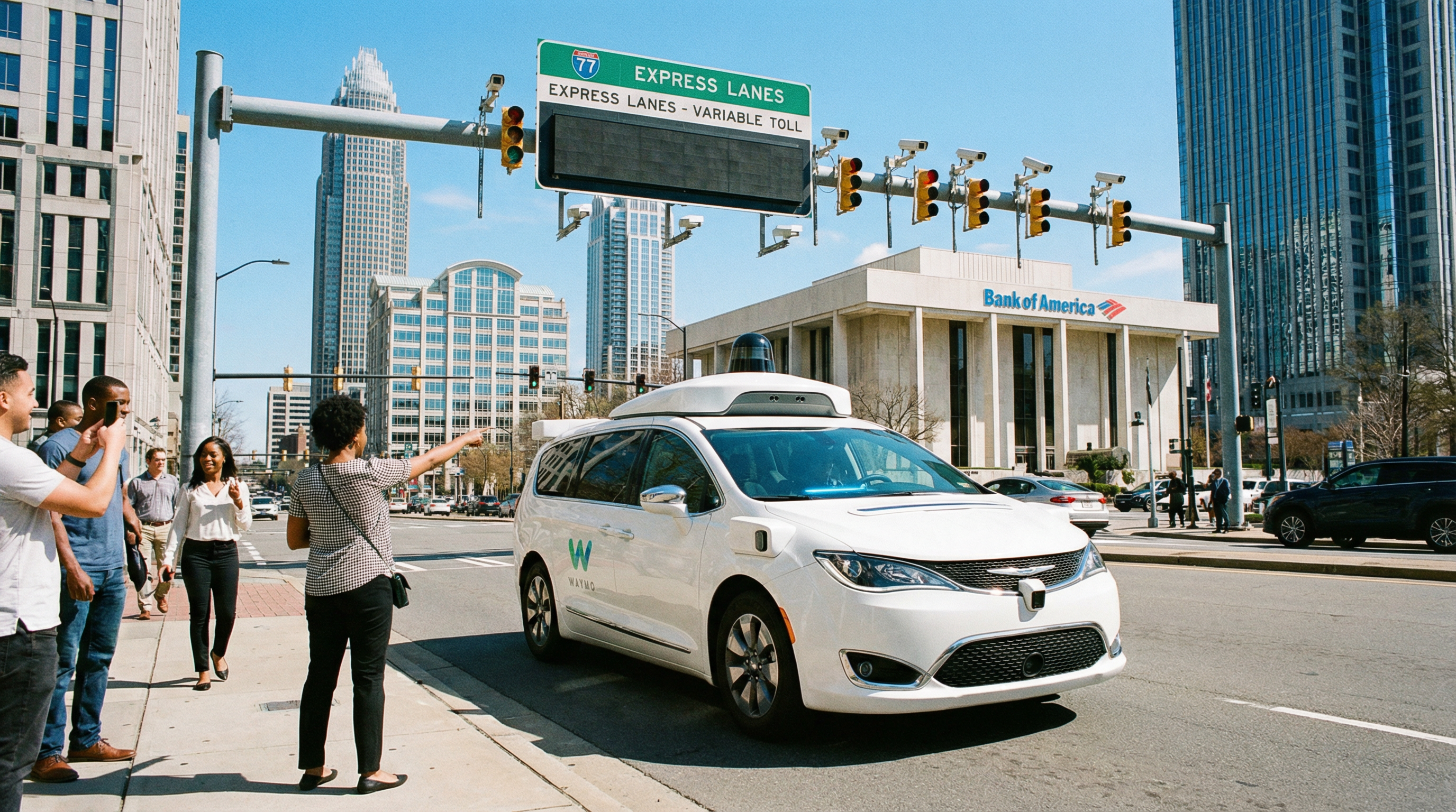 노스캐롤라이나 샬럿 웨이모 로보택시