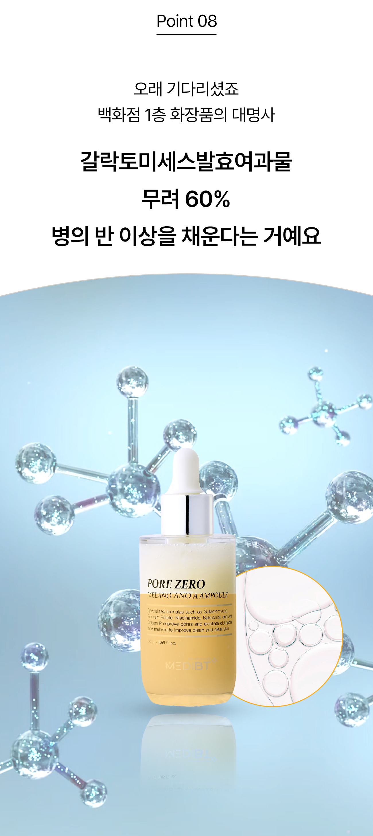 멜라노 하이드라 모공 앰플