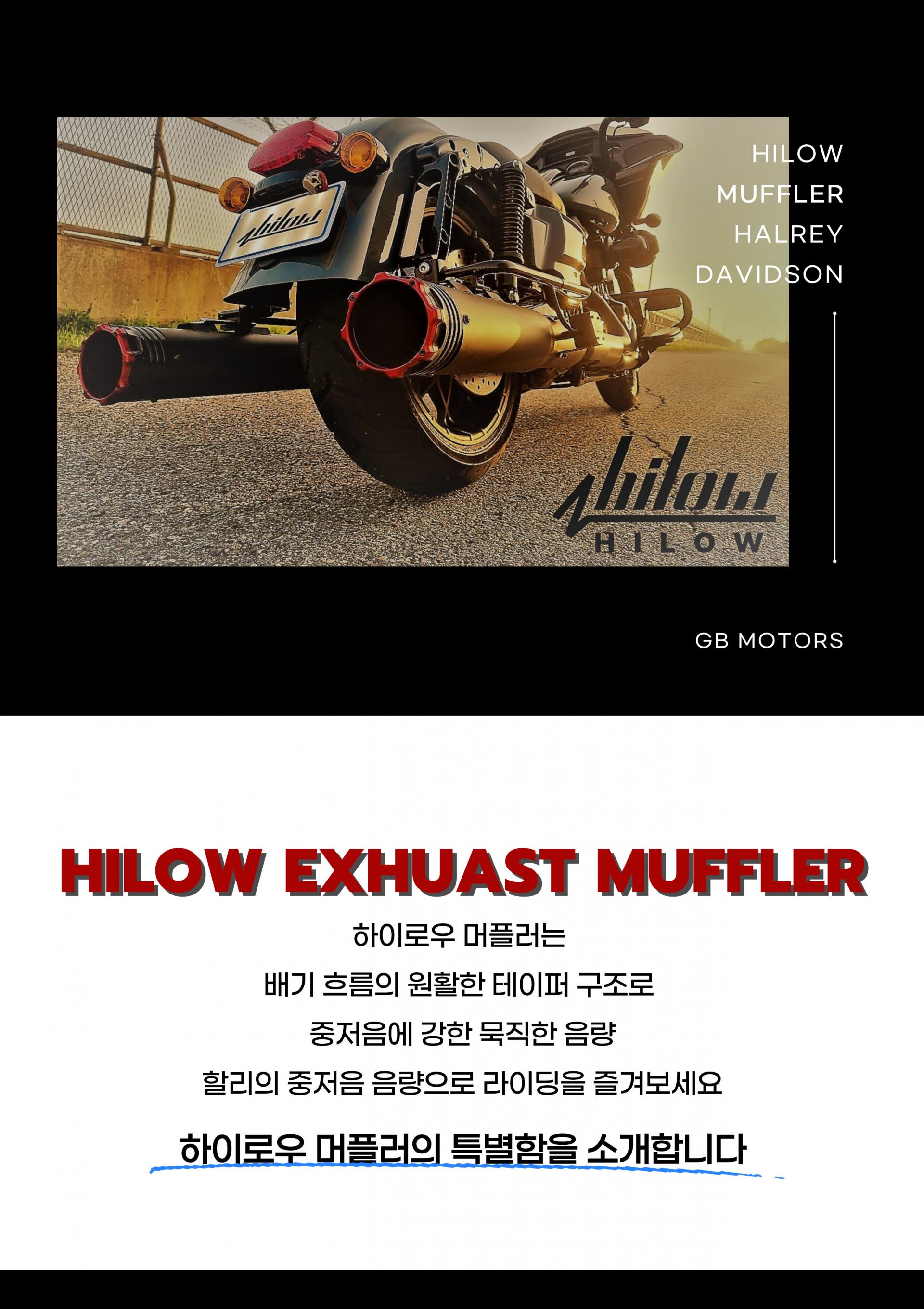 하이로우 2in1 소프테일 머플러 ( HILOW EXHAUST SOFTAIL MUFFLER )
