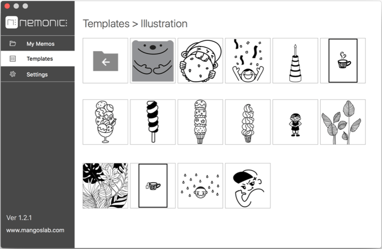 1. Open Template