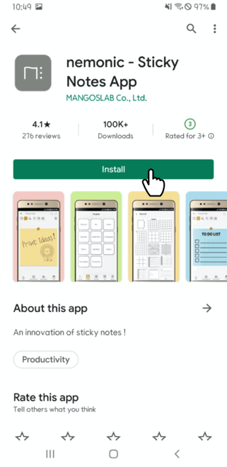 1. Install App