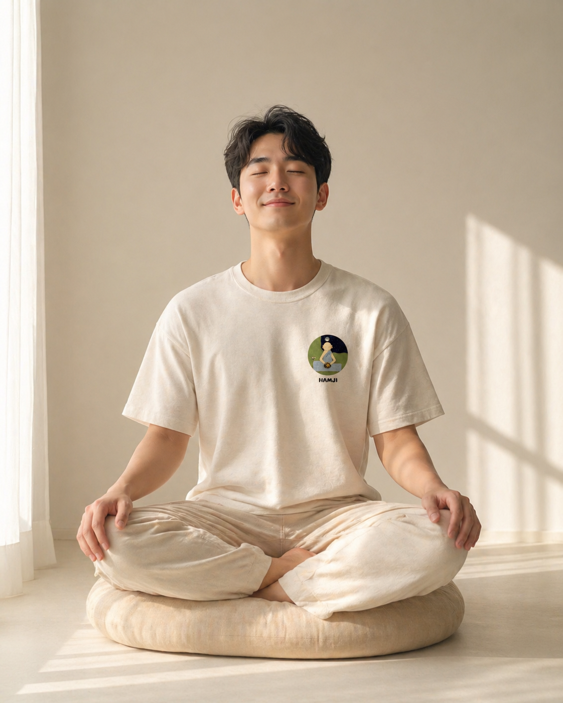 '거(居)2' 부처님 티셔츠 + 엽서 증정 불교 모임 단체티셔츠