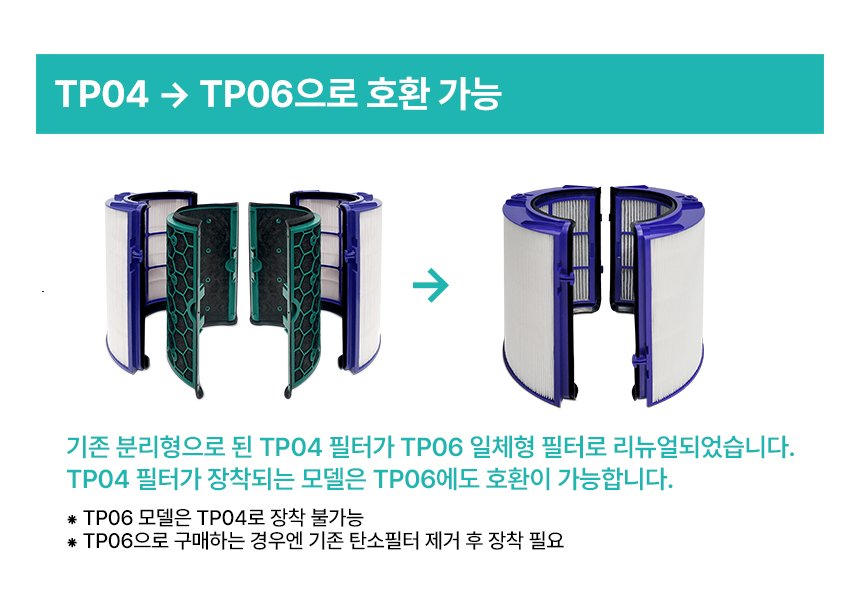 다이슨 퓨어쿨 공기청정기 TP06 필터