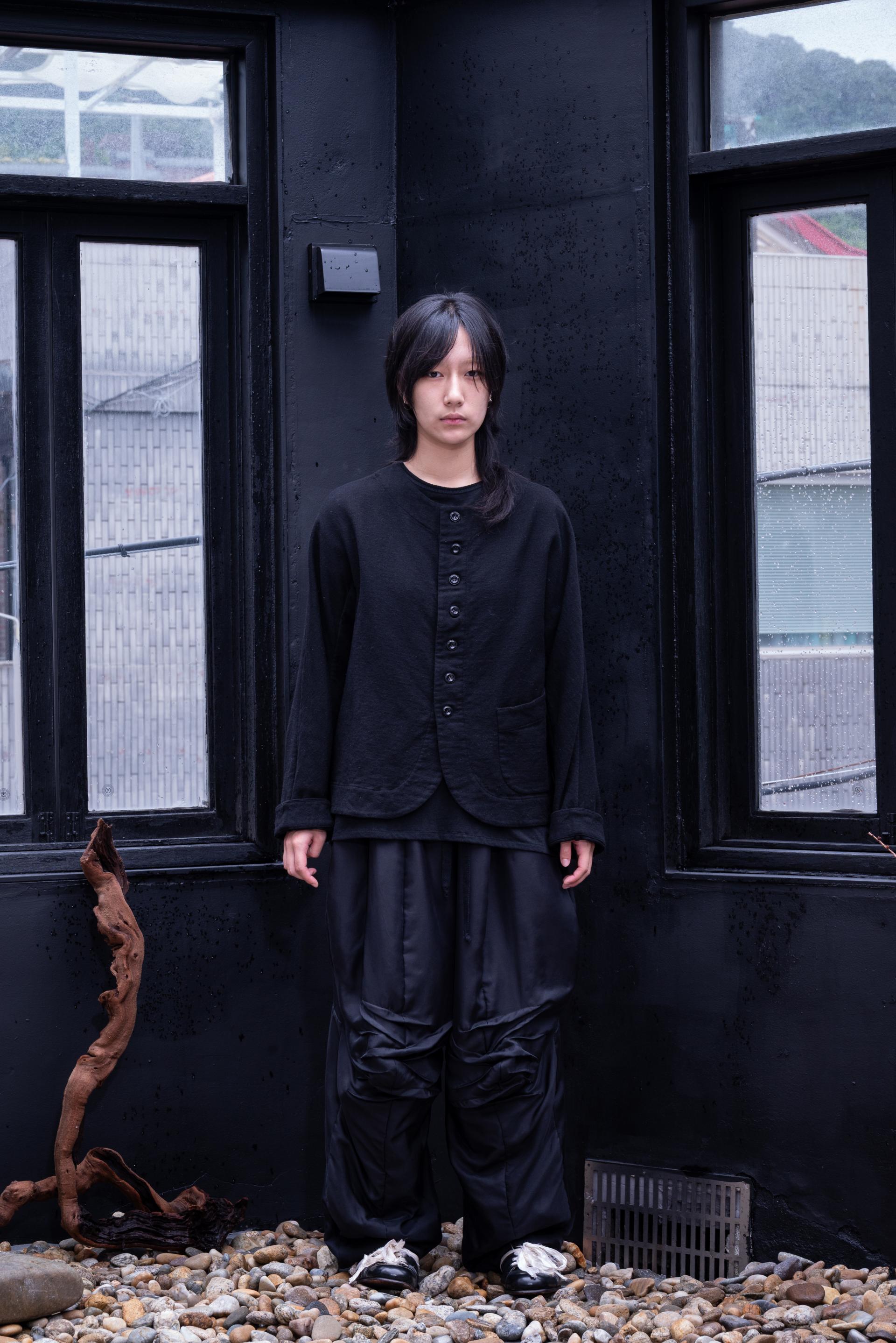 Shell jacket ( boiled wash )