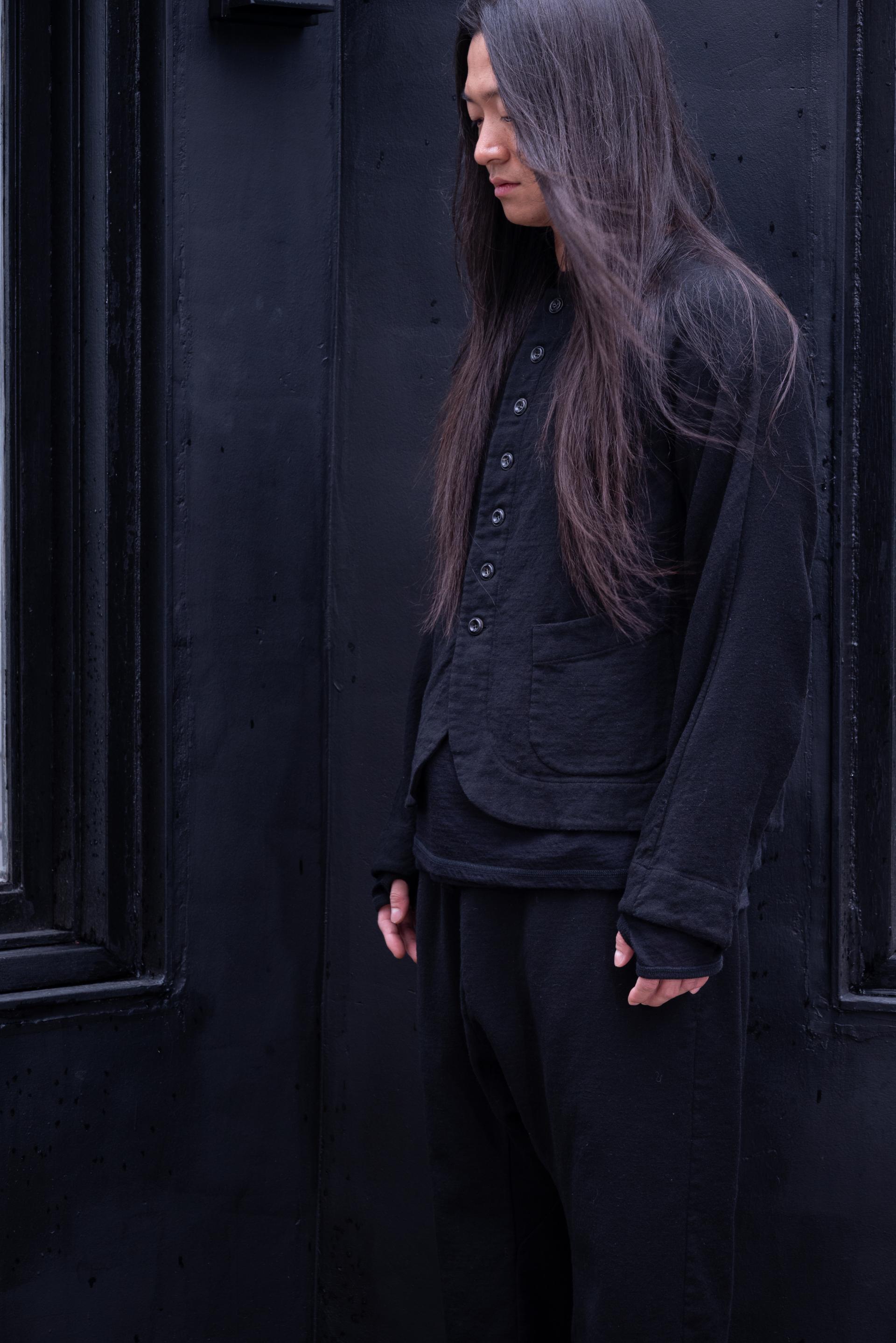 Shell jacket ( boiled wash )