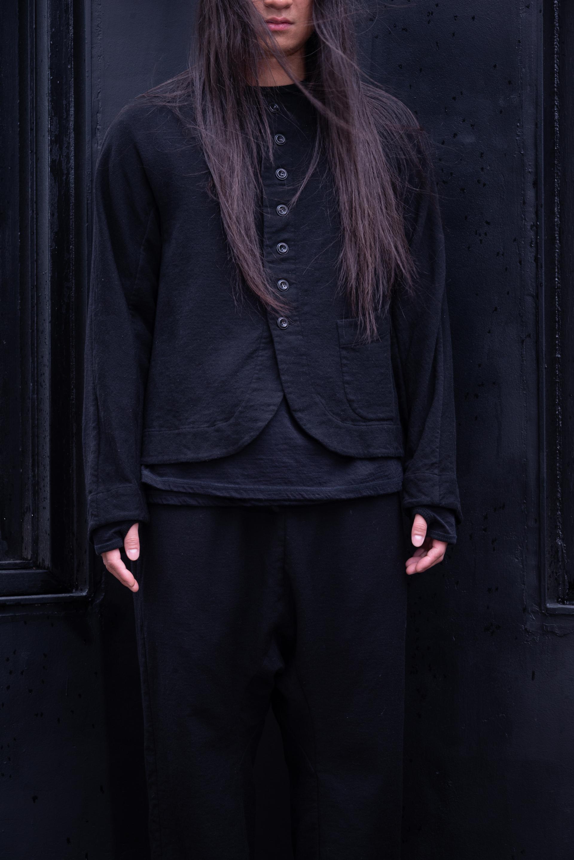 Shell jacket ( boiled wash )