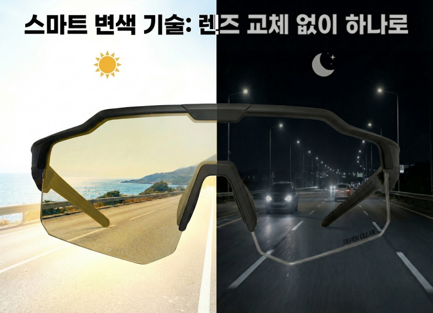 7클리어 FOX300 스포츠고글 라이딩/ 자전거/ 변색고글