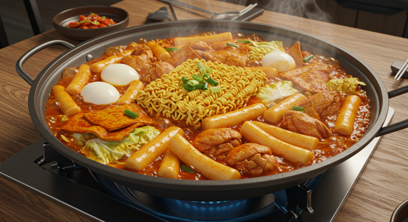 떡도리탕 클로즈업한 사진