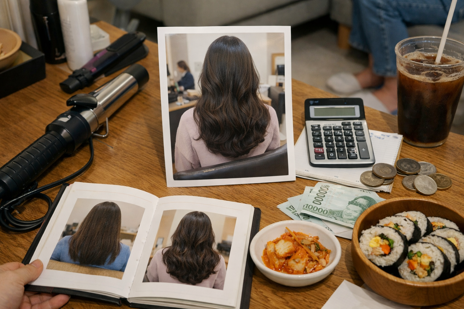 역삼각형 롱 허그펌 잘 어울리는 헤어 — 시술 비용 / 후기 정리 관련 한국 일상 참고 이미지 1